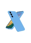 Mey İthalat®  Samsung Galaxy A36 Kılıf Nano içi Kadife Silikon - Mavi