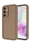 Mey İthalat®  Samsung Galaxy A36 Kılıf Viera Silikon - Kahverengi