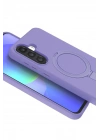 Mey İthalat®  Samsung Galaxy A36 Regal Magsafe Standlı Kapak - Lila