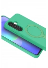 Mey İthalat®  Samsung Galaxy A36 Regal Magsafe Standlı Kapak - Yeşil