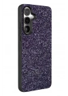Mey İthalat®  Samsung Galaxy A37 5G Bright Simli Kapak - Derin Mor