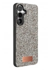 Mey İthalat®  Samsung Galaxy A37 5G Bright Simli Kapak - Gümüş