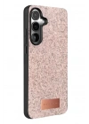 Mey İthalat®  Samsung Galaxy A37 5G Bright Simli Kapak - Pembe