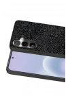 Mey İthalat®  Samsung Galaxy A37 5G Bright Simli Kapak - Siyah