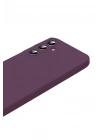 Mey İthalat®  Samsung Galaxy A37 5G First Silikon - Mürdüm