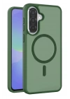 Mey İthalat®  Samsung Galaxy A37 5G Jota Magsafe Kapak - Koyu Yeşil