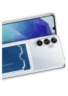 Mey İthalat®  Samsung Galaxy A37 5G Kart Şeffaf Silikon - Şeffaf