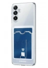 Mey İthalat®  Samsung Galaxy A37 5G Kart Şeffaf Silikon - Şeffaf