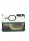 Mey İthalat®  Samsung Galaxy A37 5G Kross Magneticsafe Kapak - Koyu Yeşil