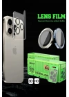 Mey İthalat®  Samsung Galaxy A37 5G Raze Metal Kamera Lens - Siyah