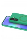 Mey İthalat®  Samsung Galaxy A37 5G Regal Magsafe Standlı Kapak - Yeşil