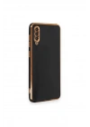 Mey İthalat®  Samsung Galaxy A50 Kılıf Volet Silikon - Siyah
