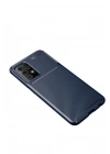 Mey İthalat®  Samsung Galaxy A52 Kılıf Auto Focus Karbon Kapak - Lacivert
