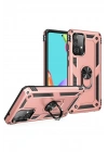 Mey İthalat®  Samsung Galaxy A52 Kılıf Sofya Yüzüklü Silikon Kapak - Rose