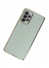 Mey İthalat®  Samsung Galaxy A52 Kılıf Volet Silikon - Açık Yeşil