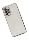 Mey İthalat®  Samsung Galaxy A52 Kılıf Volet Silikon - Beyaz