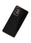 Mey İthalat®  Samsung Galaxy A52 Kılıf Volet Silikon - Siyah