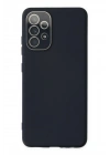 Mey İthalat®  Samsung Galaxy A53 5G Kılıf Lansman Glass Kapak - Lacivert