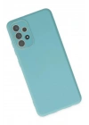 Mey İthalat®  Samsung Galaxy A53 5G Kılıf Lansman Glass Kapak - Turkuaz