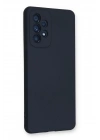 Mey İthalat®  Samsung Galaxy A53 5G Kılıf Nano içi Kadife Silikon - Lacivert