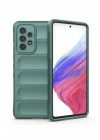 Mey İthalat®  Samsung Galaxy A53 5G Kılıf Optimum Silikon - Koyu Yeşil