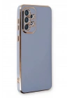 Mey İthalat®  Samsung Galaxy A53 5G Kılıf Volet Silikon - Mavi