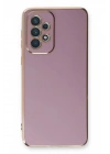 Mey İthalat®  Samsung Galaxy A53 5G Kılıf Volet Silikon - Mor