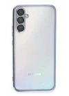 Mey İthalat®  Samsung Galaxy A54 5G Kılıf  Lensli Silikon - Açık Mavi
