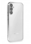 Mey İthalat®  Samsung Galaxy A54 5G Kılıf  Lensli Silikon - Gümüş