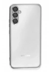 Mey İthalat®  Samsung Galaxy A54 5G Kılıf  Lensli Silikon - Gümüş