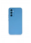 Mey İthalat®  Samsung Galaxy A54 5G Kılıf Nano içi Kadife Silikon - Mavi