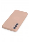 Mey İthalat®  Samsung Galaxy A54 5G Kılıf Nano içi Kadife Silikon - Pudra