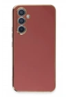 Mey İthalat®  Samsung Galaxy A54 5G Kılıf Volet Silikon - Kırmızı