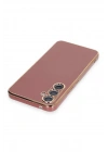 Mey İthalat®  Samsung Galaxy A54 5G Kılıf Volet Silikon - Kırmızı
