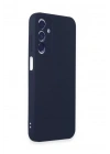 Mey İthalat®  Samsung Galaxy A55 5G Kılıf First Silikon - Lacivert