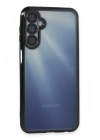 Mey İthalat®  Samsung Galaxy A55 5G Kılıf  Lensli Silikon - Siyah