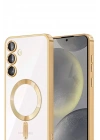 Mey İthalat®  Samsung Galaxy A55 5G Kross Magneticsafe Kapak - Gold