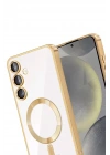 Mey İthalat®  Samsung Galaxy A55 5G Kross Magneticsafe Kapak - Gold