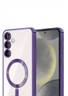 Mey İthalat®  Samsung Galaxy A55 5G Kross Magneticsafe Kapak - Mor