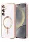 Mey İthalat®  Samsung Galaxy A55 5G Kross Magneticsafe Kapak - Rose