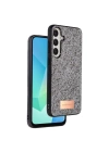 Mey İthalat®  Samsung Galaxy A56 Bright Simli Kapak - Gümüş