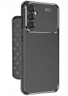 Mey İthalat®  Samsung Galaxy A56 Kılıf Auto Focus Karbon Kapak - Siyah
