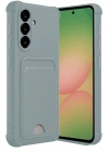 Mey İthalat®  Samsung Galaxy A56 Kılıf Kelvin Kartvizitli Silikon - Açık Yeşil