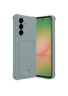 Mey İthalat®  Samsung Galaxy A56 Kılıf Kelvin Kartvizitli Silikon - Açık Yeşil