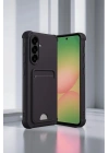 Mey İthalat®  Samsung Galaxy A56 Kılıf Kelvin Kartvizitli Silikon - Derin Mor