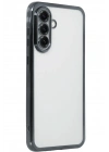 Mey İthalat®  Samsung Galaxy A56 Kılıf  Lensli Silikon - Siyah