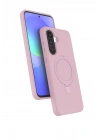 Mey İthalat®  Samsung Galaxy A56 Regal Magsafe Standlı Kapak - Açık Pembe