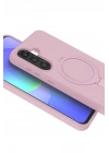 Mey İthalat®  Samsung Galaxy A56 Regal Magsafe Standlı Kapak - Açık Pembe