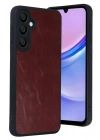Mey İthalat®  Samsung Galaxy A57 5G Aras Deri Kapak - Bordo