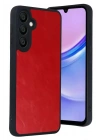 Mey İthalat®  Samsung Galaxy A57 5G Aras Deri Kapak - Kırmızı